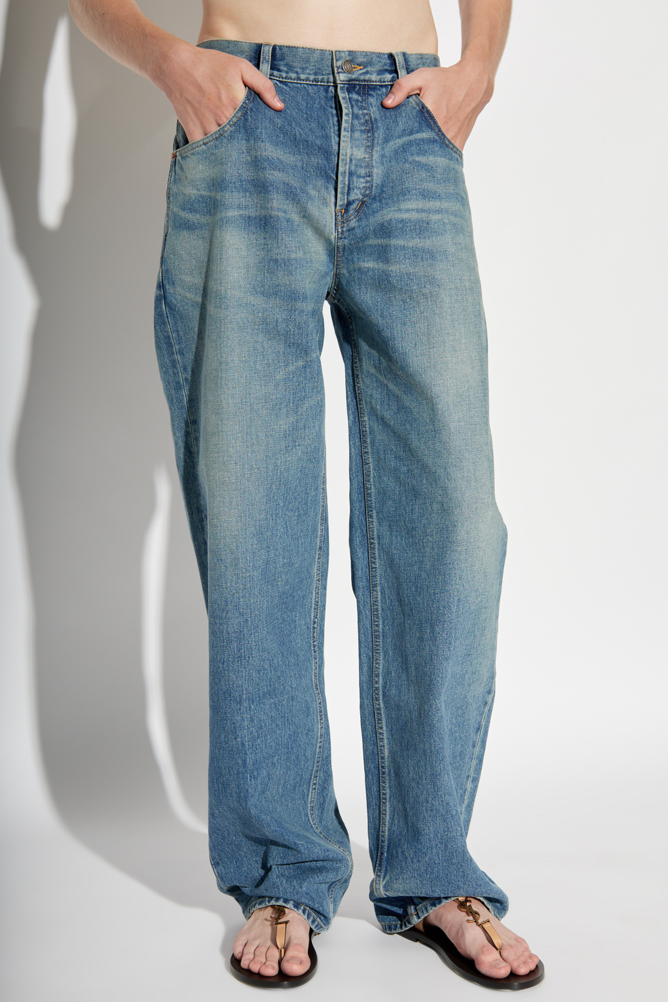 Saint Laurent Jeans with logo | Men's Clothing | Vitkac